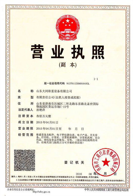 山东电子秤